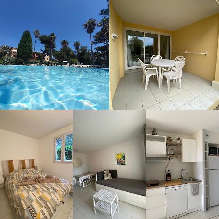 Appartement En Residence Privee, Face A La Mer Avec Acces Direct Plage Hyères Buitenkant foto